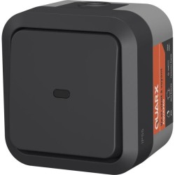 Interrupteur Va et vient - QUARX - Aqua Pro - Extérieur, voyant lumin