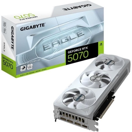 Carte graphique - GIGABYTE - GeForce RTX 5070 EAGLE OC ICE SFF 12G - G