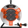 Enrouleur - QUARX - Chantier - 40m, H05VV-F 3G1,5mm², tambour métall