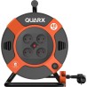 Enrouleur - QUARX - Bricolage - 40m, H07RN-F 3G 1,5mm², tambour méta