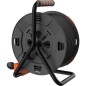 Enrouleur - QUARX - Bricolage - 40m, H07RN-F 3G 1,5mm², tambour métallique