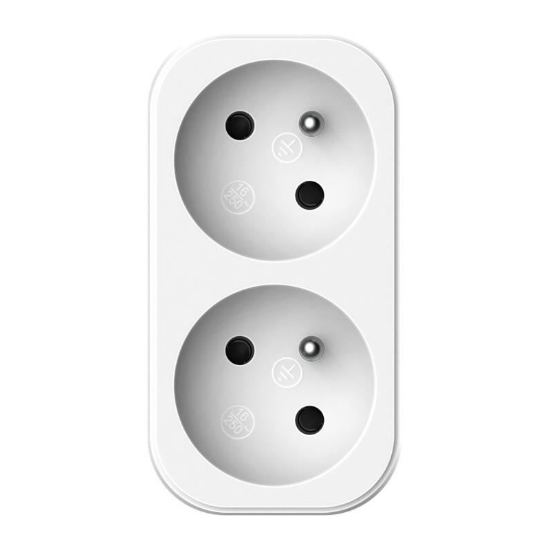 Biplite - QUARX - 2P 16A - Blanc et gris clair, conforme NF Biplite - QUARX - 2P 16A - Blanc et gris clair, conforme NF