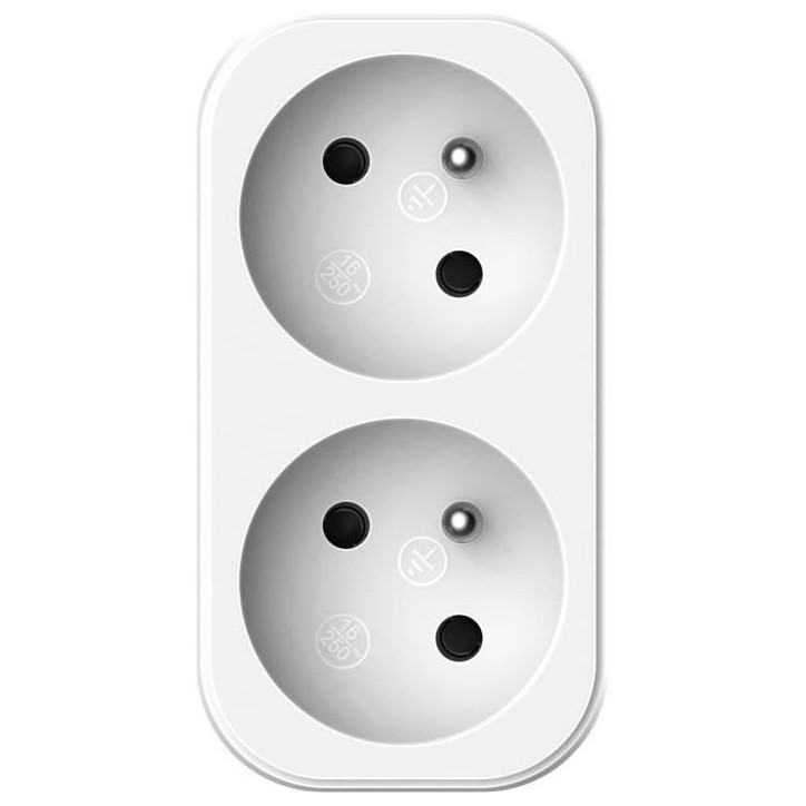 Biplite - QUARX - 2P 16A - Blanc et gris clair, conforme NF Biplite - QUARX - 2P 16A - Blanc et gris clair, conforme NF