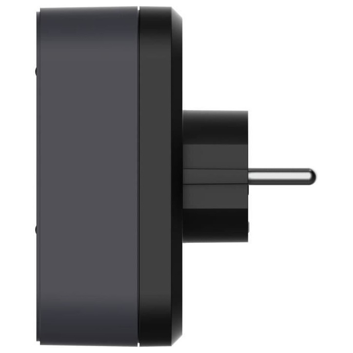 Biplite - QUARX - 2P 16A - Noir et gris anthracite, conforme NF Biplite - QUARX - 2P 16A - Noir et gris anthracite, conforme NF