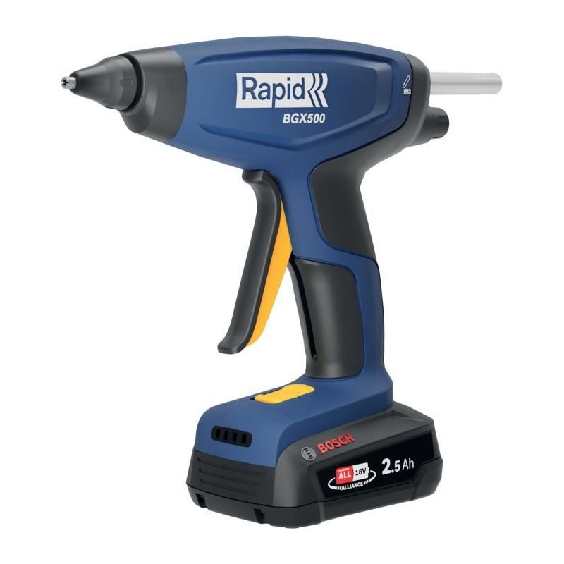 RAPID - BGX500 - Pistolet a colle a batterie 18V 900g/h - Pour colle c RAPID - BGX500 - Pistolet a colle a batterie 18V 900g/h - Pour colle c