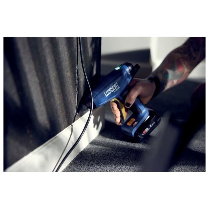RAPID - BGX500 - Pistolet a colle a batterie 18V 900g/h - Pour colle chaude Ø12mm - Coffret (Boîte + batterie + chargeur) - 50 RAPID - BGX500 - Pistolet a colle a batterie 18V 900g/h - Pour colle chaude Ø12mm - Coffret (Boîte + batterie + chargeur) - 50