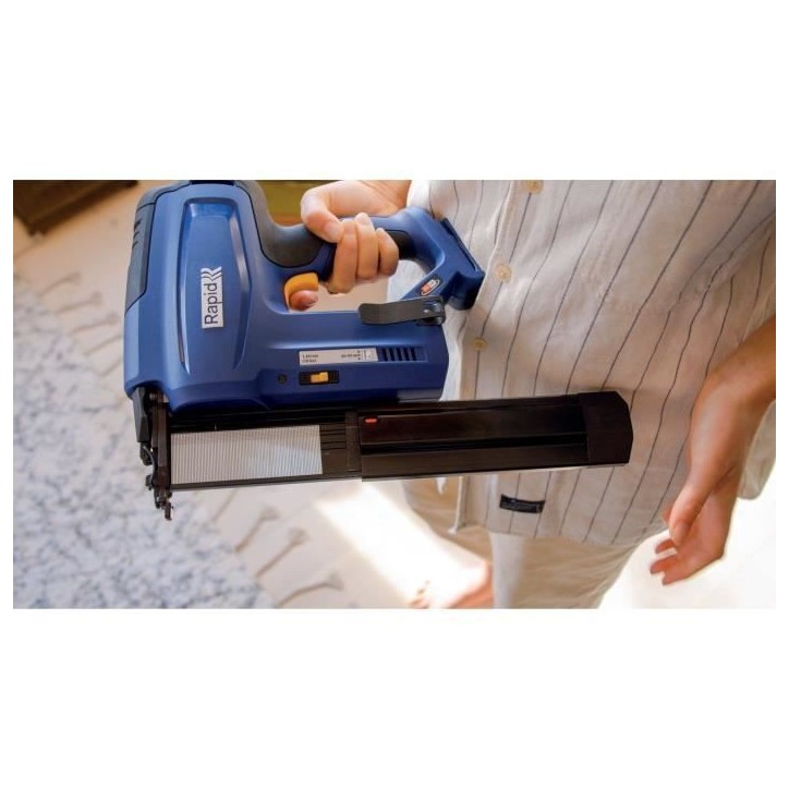 RAPID - BNX50 - Cloueuse électrique a batterie 18V, pour clous n°8/20-50mm - Boîte sans batterie - (5001501) RAPID - BNX50 - Cloueuse électrique a batterie 18V, pour clous n°8/20-50mm - Boîte sans batterie - (5001501)