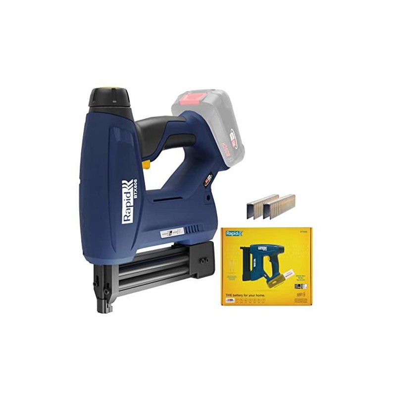 RAPID - BTX606 - Agrafeuse a batterie 18V, pour agrafes n°606/12-25mm