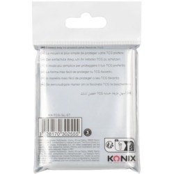 Protege-cartes - KONIX - Standard Sleeves - 100 pochettes - Compatible Magic The Gathering, Pokémon - Transparent