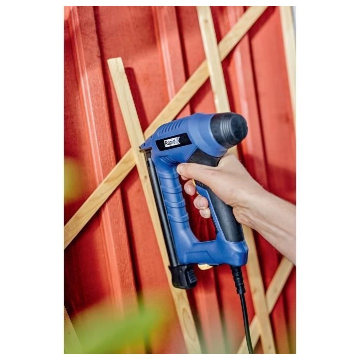 RAPID - EN330 - Cloueur électrique pour clous n°8/15-30mm, pour bricolage et menuiserie sur bois - Boîte - (5001481) RAPID - EN330 - Cloueur électrique pour clous n°8/15-30mm, pour bricolage et menuiserie sur bois - Boîte - (5001481)