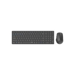 Ensemble clavier souris - RAPOO - 9700M - Sans fil - AZERTY - Ultra-sl