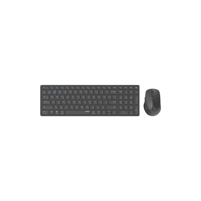 Ensemble clavier souris - RAPOO - 9700M - Sans fil - AZERTY - Ultra-sl Ensemble clavier souris - RAPOO - 9700M - Sans fil - AZERTY - Ultra-sl