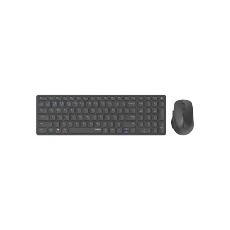 Ensemble clavier souris - RAPOO - 9700M - Sans fil - AZERTY - Ultra-sl