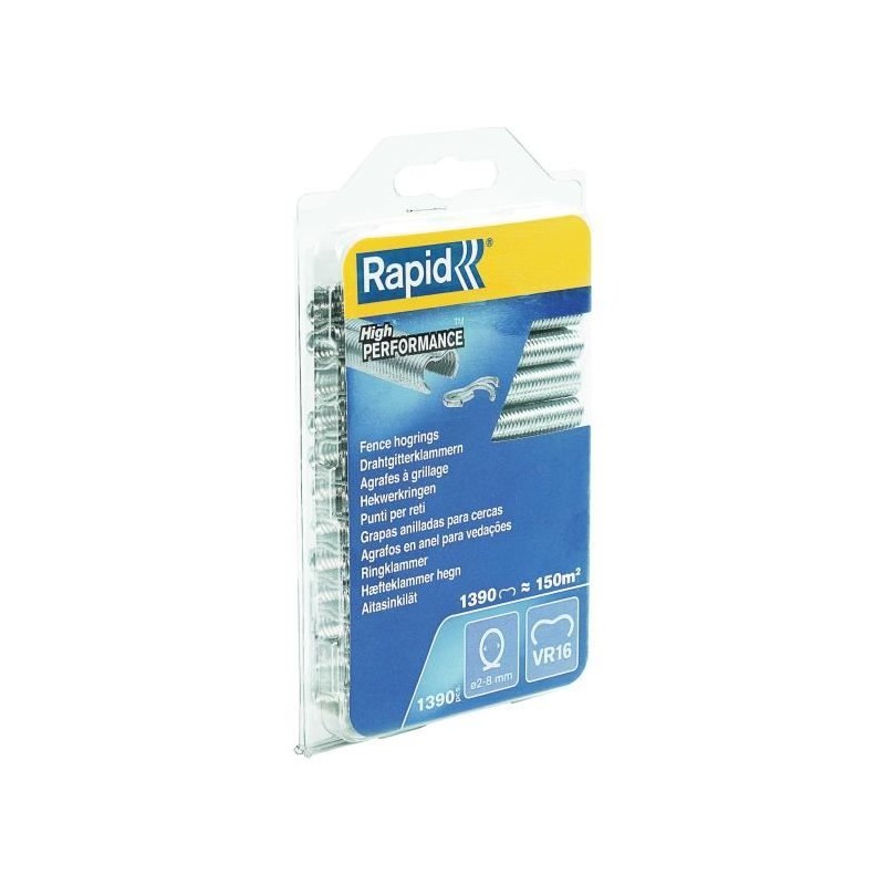 RAPID - Agrafes grillage - VR16 acier galvanisé, pose de clôture - B RAPID - Agrafes grillage - VR16 acier galvanisé, pose de clôture - B