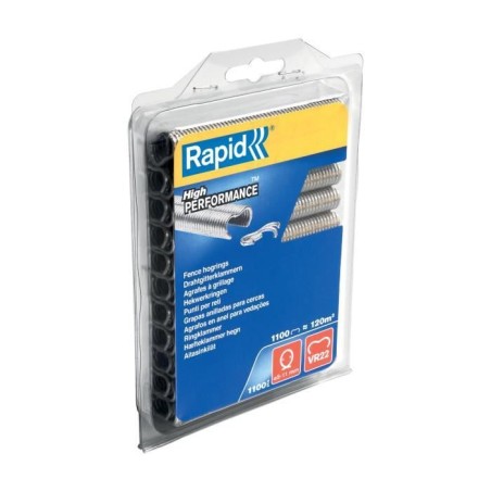 RAPID - Agrafes grillage - VR22 acier galvanisé, pose de clôture - B