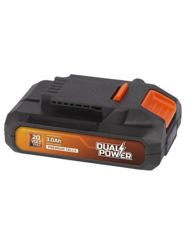 Batterie 20V 3Ah Dual Power POWDP9023 - DUAL POWER - Pour outils de bricolage et de jardinage