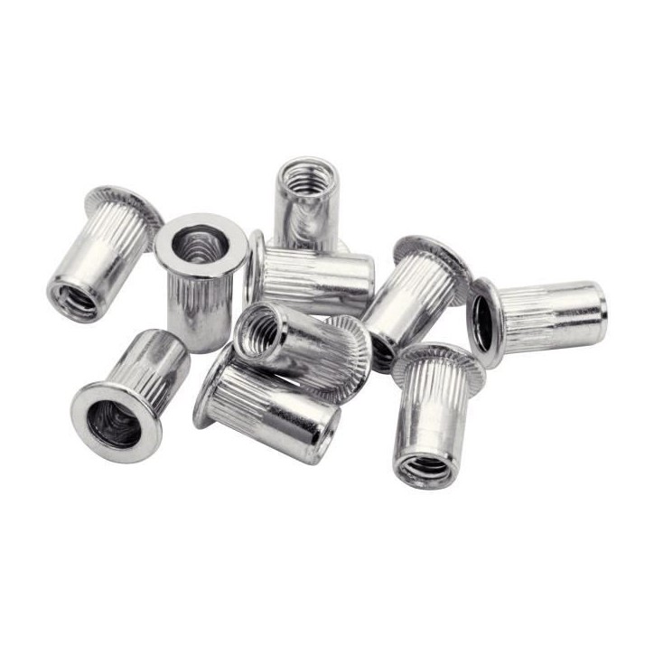 RAPID - M8 - Écrous a sertir pour vis Ø8mm - Blister de 20 + 1 Foret Ø11mm - (5001482) RAPID - M8 - Écrous a sertir pour vis Ø8mm - Blister de 20 + 1 Foret Ø11mm - (5001482)