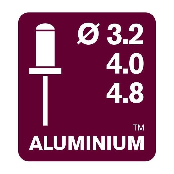RAPID - RP100 MULTI - Pince démultipliée rivets aluminuim et acier inoxydable - Blister - (5001487) RAPID - RP100 MULTI - Pince démultipliée rivets aluminuim et acier inoxydable - Blister - (5001487)