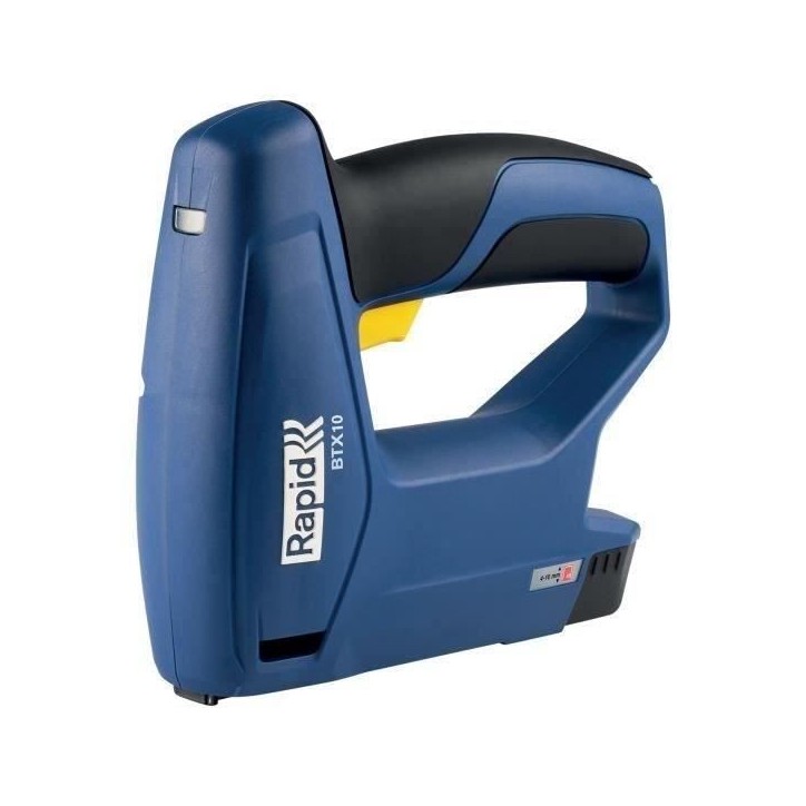 RAPID - BTX10 - Agrafeuse électrique sans fil, pour bois, tissu et briolage pour agrafes n°53/6-10mm - Boîte - (5001495) RAPID - BTX10 - Agrafeuse électrique sans fil, pour bois, tissu et briolage pour agrafes n°53/6-10mm - Boîte - (5001495)