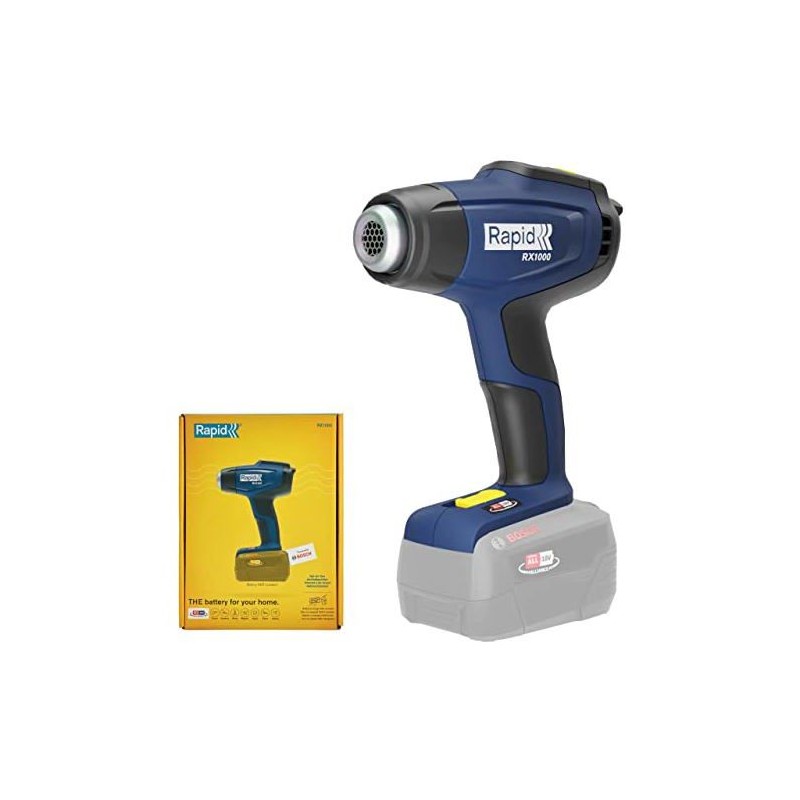 RAPID - RX1000 - Pistolet air chaud a batterie 18V, Décapeur thermiqu