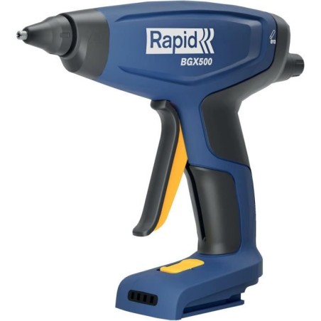 RAPID - BGX500 - Pistolet a colle a batterie 18V 900g/h - Pour colle chaude Ø12mm - Boîte sans batterie - (5001517)