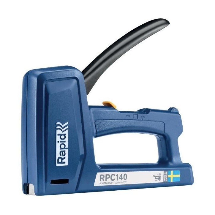 RAPID - RPC140 - Agrafeuse manuelle pour Isolation, agrafeuse murale pour bricolage pour agrafes n°140/6-16mm - (5001630) RAPID - RPC140 - Agrafeuse manuelle pour Isolation, agrafeuse murale pour bricolage pour agrafes n°140/6-16mm - (5001630)