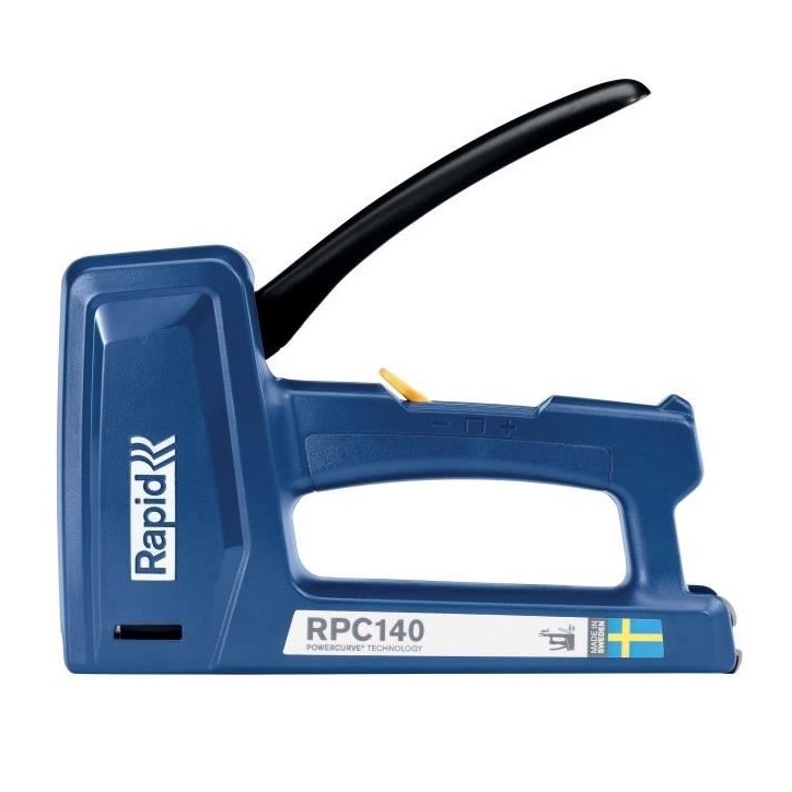 RAPID - RPC140 - Agrafeuse manuelle pour Isolation, agrafeuse murale pour bricolage pour agrafes n°140/6-16mm - (5001630) RAPID - RPC140 - Agrafeuse manuelle pour Isolation, agrafeuse murale pour bricolage pour agrafes n°140/6-16mm - (5001630)