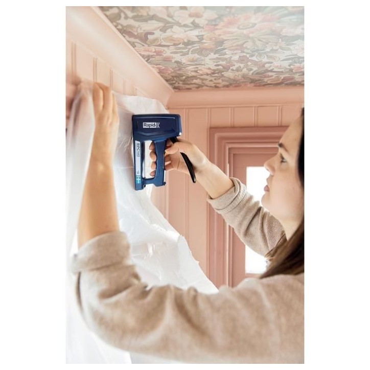 RAPID - RPC140 - Agrafeuse manuelle pour Isolation, agrafeuse murale pour bricolage pour agrafes n°140/6-16mm - (5001630) RAPID - RPC140 - Agrafeuse manuelle pour Isolation, agrafeuse murale pour bricolage pour agrafes n°140/6-16mm - (5001630)