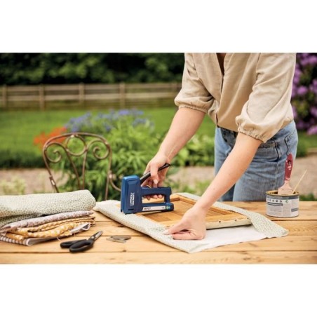 RAPID - RPC7 - Agrafeuse manuelle - 7 en 1, 7 projectiles - Agrafes n°53 / n°13 / n°140 / n°7 / n°36 et Clous n°8 / n°9 -