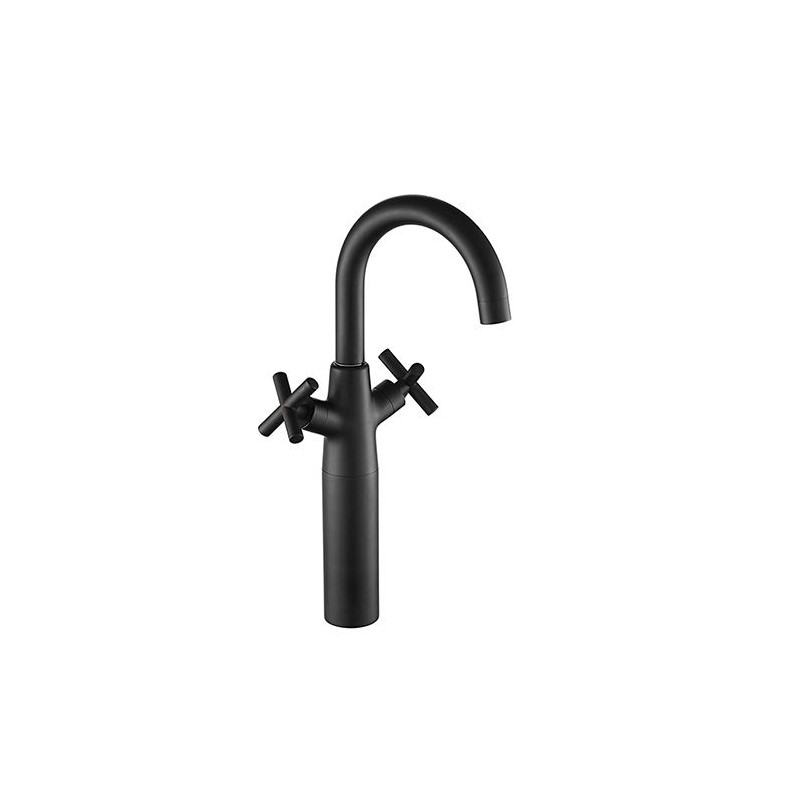 Mélangeur lavabo haut - EDOUARD ROUSSEAU - NANKA - Noir Mélangeur lavabo haut - EDOUARD ROUSSEAU - NANKA - Noir