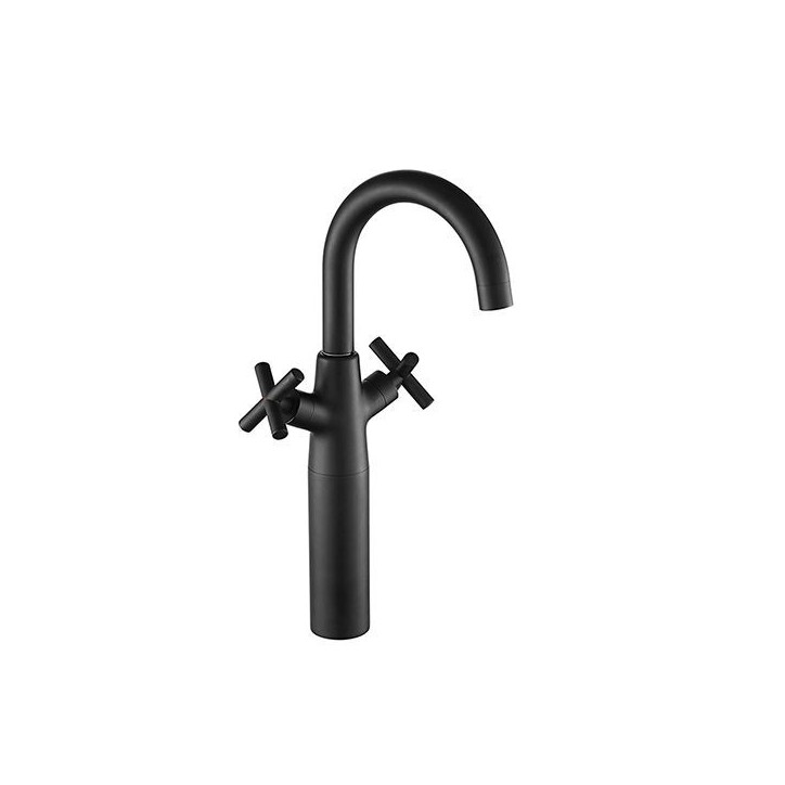 Mélangeur lavabo haut - EDOUARD ROUSSEAU - NANKA - Noir Mélangeur lavabo haut - EDOUARD ROUSSEAU - NANKA - Noir