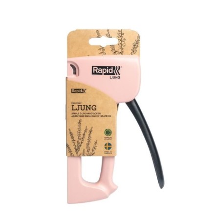 RAPID - R53 Spirit of Sweden - Agrafeuse manuelle éco-responsable pour agrafes 53/4-10mm - Ljung (Rose Bruyere) - (5001616)