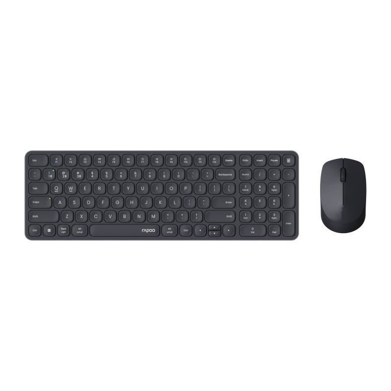 Ensemble Clavier-Souris - RAPOO - 9310M - Sans-fil - Multimode - Ultra