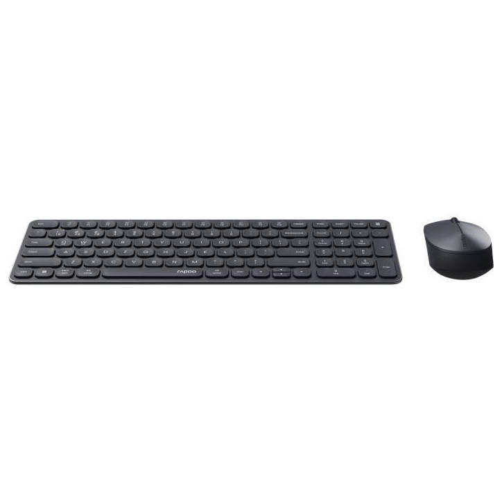 Ensemble Clavier-Souris - RAPOO - 9310M - Sans-fil - Multimode - Ultra-Slim - Noir