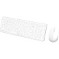 Ensemble Clavier-Souris - RAPOO - 9310M - Sans-fil - Multimode - Ultra-Slim - Blanc