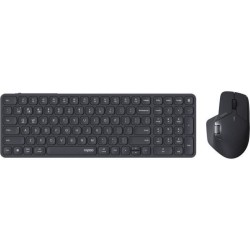 Ensemble Clavier-Souris - RAPOO - 9760M - Sans-fil - Ultra-Slim - Dark