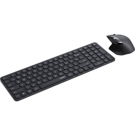 Ensemble Clavier-Souris - RAPOO - 9760M - Sans-fil - Ultra-Slim - Dark Grey