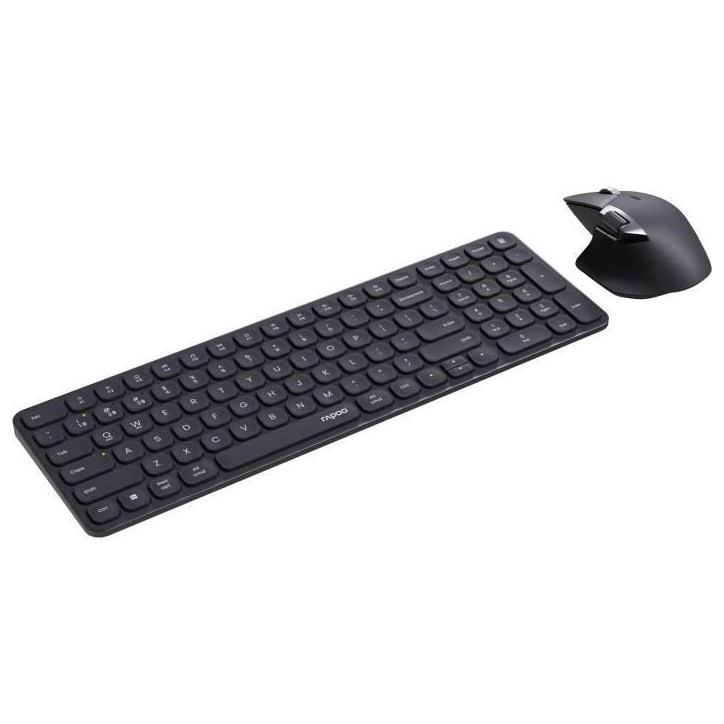 Ensemble Clavier-Souris - RAPOO - 9760M - Sans-fil - Ultra-Slim - Dark Grey