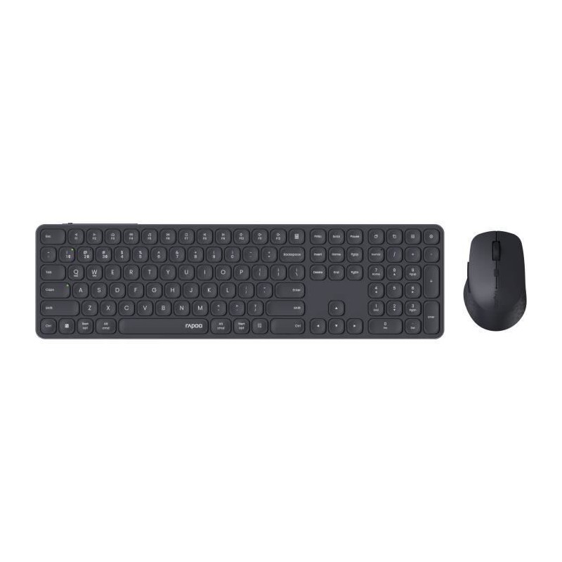 Ensemble Clavier-Souris - RAPOO - 9810M - Sans-fil - Multimode - Dark Ensemble Clavier-Souris - RAPOO - 9810M - Sans-fil - Multimode - Dark