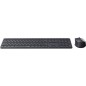 Ensemble Clavier-Souris - RAPOO - 9810M - Sans-fil - Multimode - Dark Grey