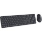 Ensemble Clavier-Souris - RAPOO - 9810M - Sans-fil - Multimode - Dark Grey