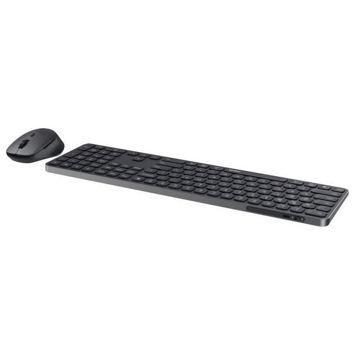 Ensemble Clavier-Souris - RAPOO - 9810M - Sans-fil - Multimode - Dark Grey