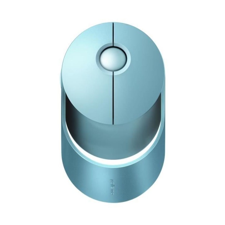 Souris sans fil - RAPOO - RAMELO AIR 1 - Bleu - Silencieuse - Rechargeable - Multimode