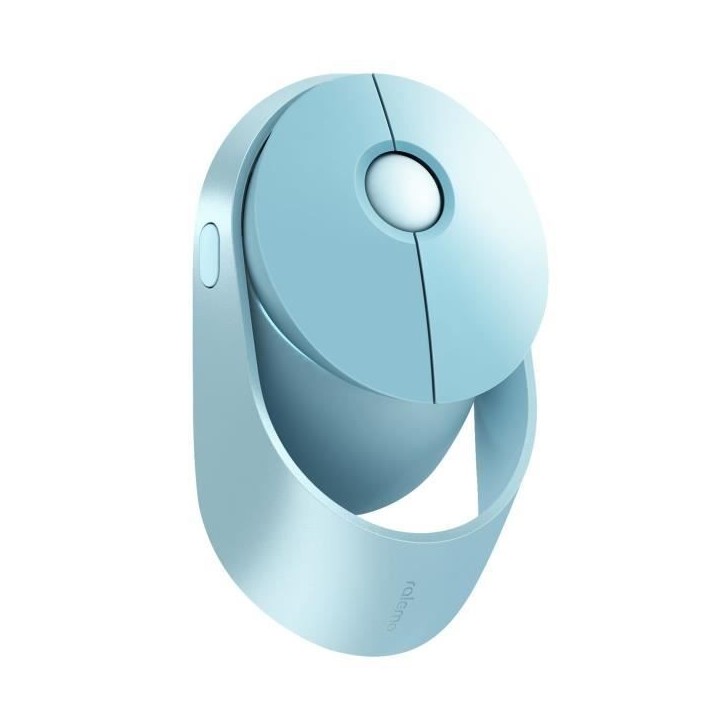 Souris sans fil - RAPOO - RAMELO AIR 1 - Bleu - Silencieuse - Rechargeable - Multimode
