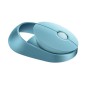 Souris sans fil - RAPOO - RAMELO AIR 1 - Bleu - Silencieuse - Rechargeable - Multimode