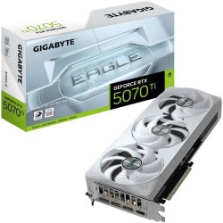 Carte graphique - GIGABYTE - GeForce RTX 5070 Ti EAGLE OC ICE SFF - 16