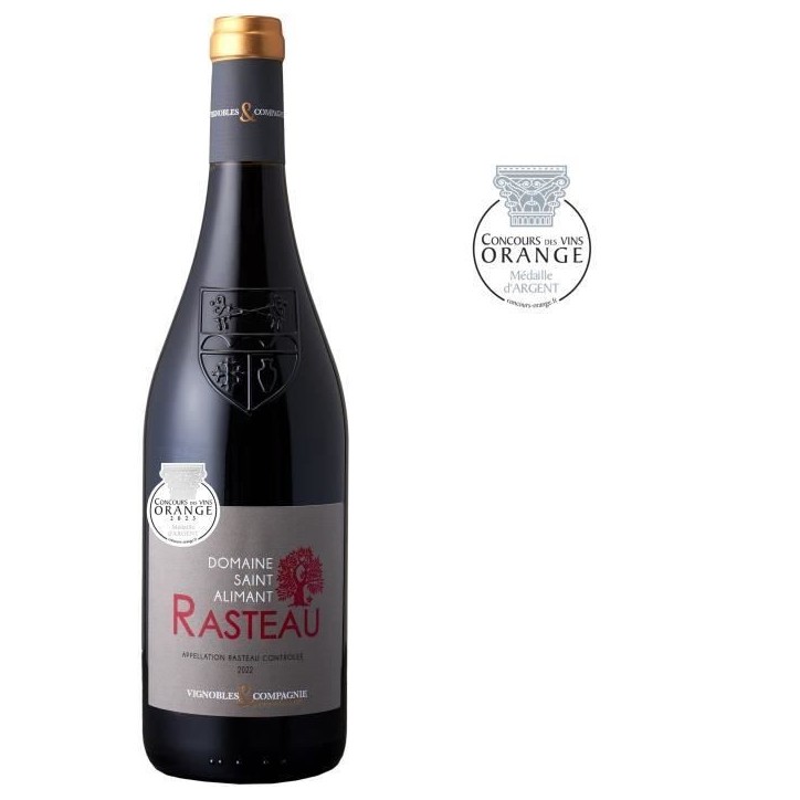 Domaine Saint Alimant 2022 Rasteau - Vin rouge de la Vallée du Rhône