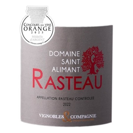 Domaine Saint Alimant 2022 Rasteau - Vin rouge de la Vallée du Rhône