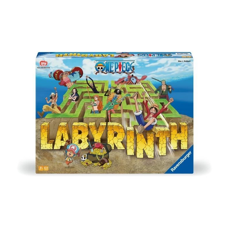 Ravensburger–Jeu de société classique–Labyrinthe One Piece–Jeu Ravensburger–Jeu de société classique–Labyrinthe One Piece–Jeu