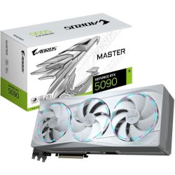 Carte graphique - GIGABYTE - AORUS GeForce RTX 5090 MASTER ICE - 32 Go